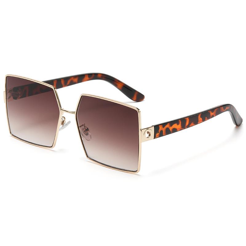 New European and American sunglasses women's personalized square fashion goggles ins sunglasses women's sunshades S