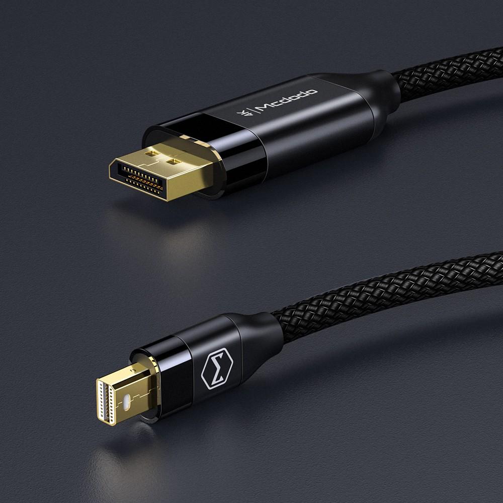 Mcdodo Mini Dp To Dp 4K Hdr Monitor Cable Black 2M Ca-8150