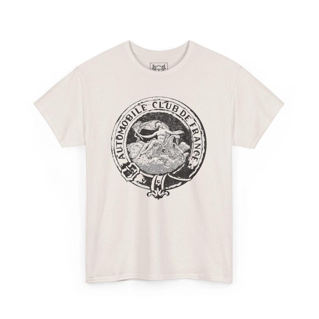 French Auto Club Vintage T-Shirt - Le Mans Racing History Tee - Race Fans Gift