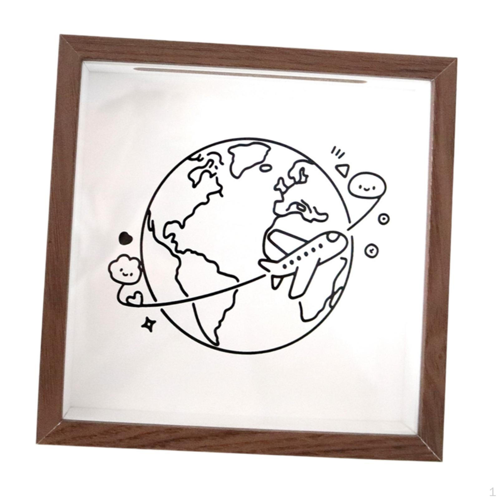 

for , Herees Home Decoration, Memory Box, Display Case Wedding Cards, Movie Tickets, Sporting 15cmx15cmx4.5cm