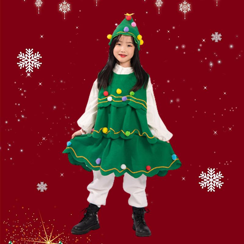 Costum Cosplay Crăciun Copil Micul Toddler Recuzită Petrecere Carnaval Copil Joc de Rol Rochie Fantezie