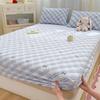 Baby Grade Pure Cotton Fitted Mattress Protector Fresh Washable Cotton Bed Sheet Full Set 3 Pieces Soft Breathable Durable Bed Cover