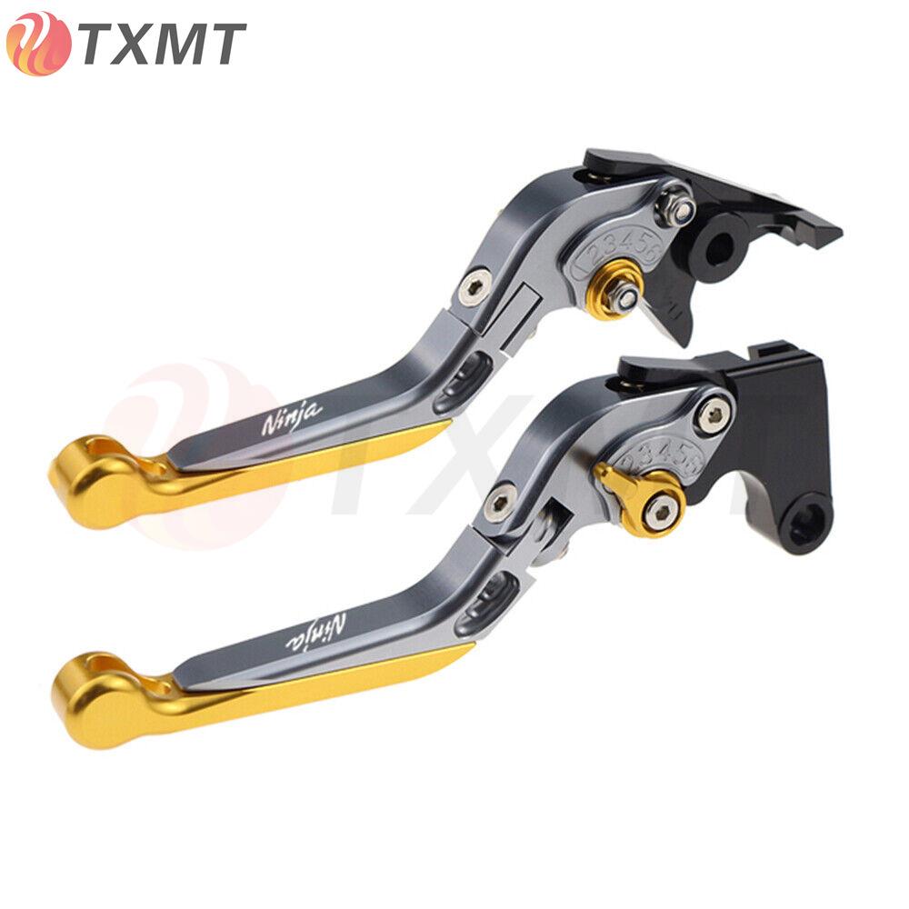 Brake Clutch Levers for Kawasaki Ninja 125/250R/300R/400 Handlebars