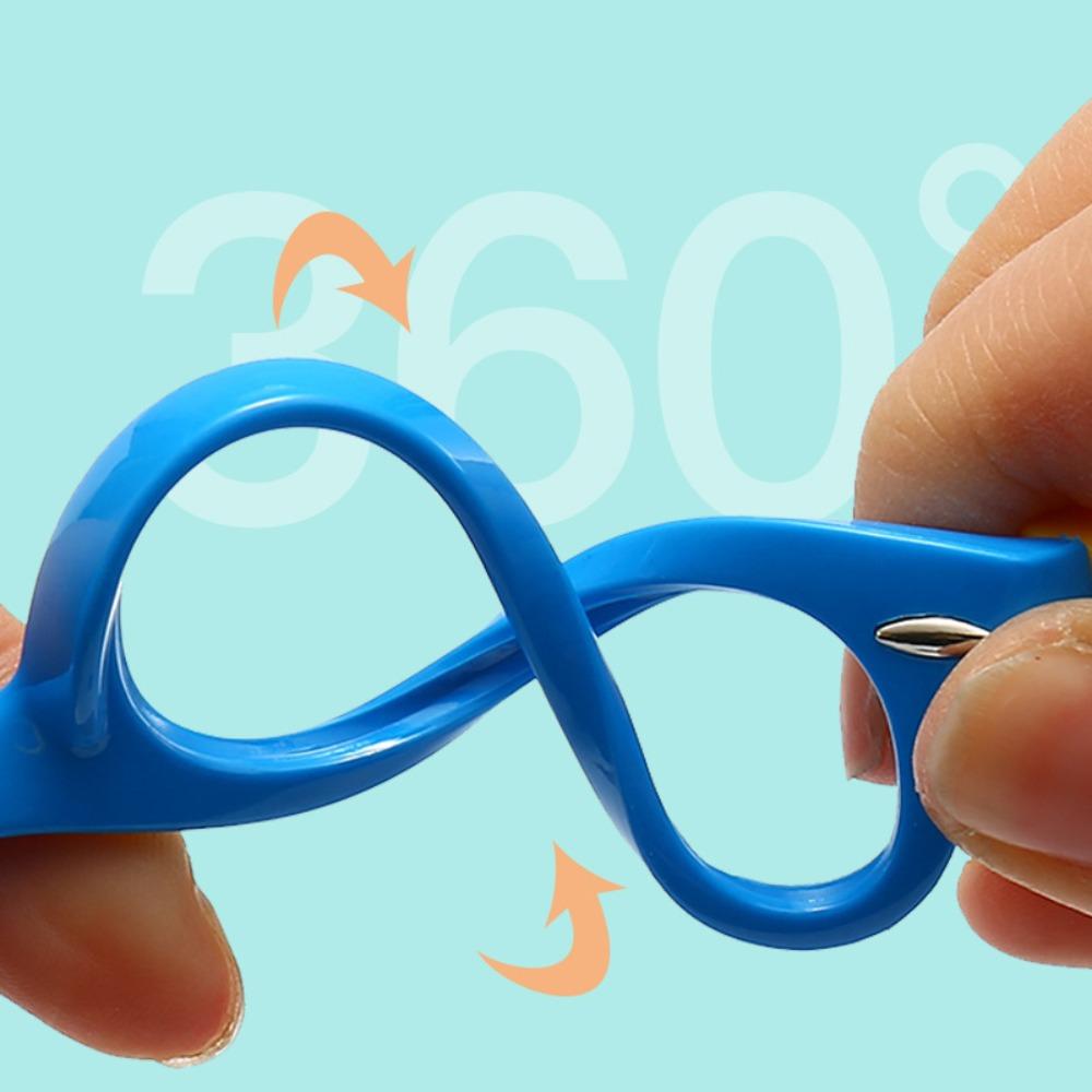 TAC Kids Sun Glasses Anti UV Big Frame Eyewear Personalized Polarizer Sunglasses  Unisex