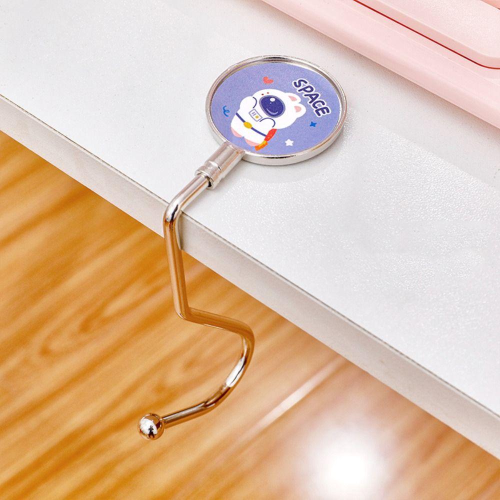 Movable Hook Student Gift Handbag Hanger Purse Bag Table Hook Desk Hanging Holder Desk Hook