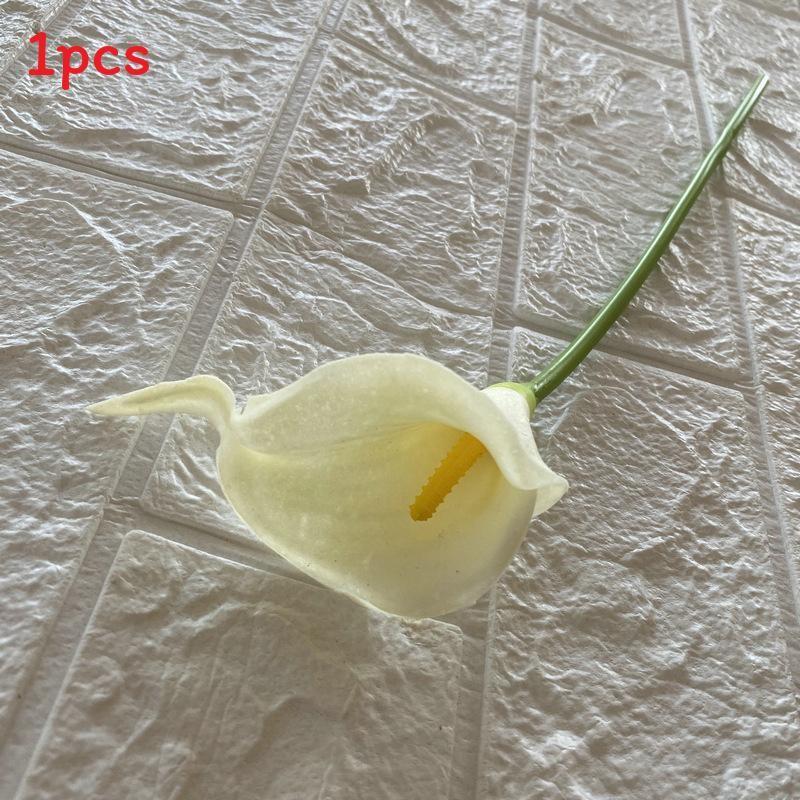 Soft Touch Pu Artificial Calla Lily For Home Styling Decoration Photography