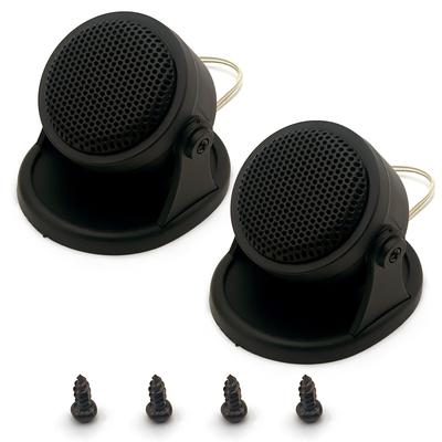 S-NET SN-401-CS 2 Auto Lautsprecher Audio Vorne Hinten Hochtöner Kompakt Custom Universal Bruchsicher Verkabelt 20W