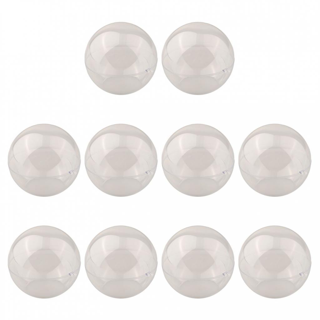 Transparente Acrylkugel Set mit 10 Perfekt für Heimdekorationsideen