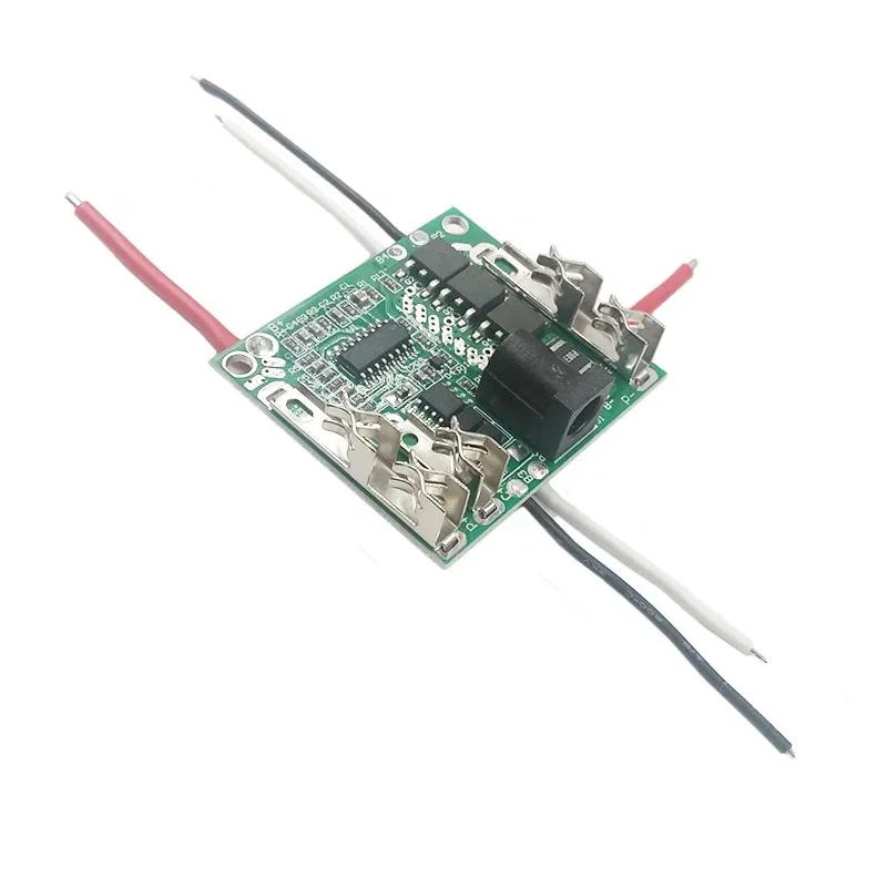 15*18650 Li-ion Battery Case DC Charging Protection Circuit Board BMS PCBA For Lomvum Zhipu Hongsong 21V For Makita 18V Box