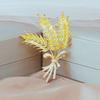 Goldene Ähre Brosche High-End Nische Corsage Temperament Vielseitig Bouquet Anzug Mantel Anstecknadel
