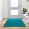 Doormat In Cyan and Black 120 X 250 Cm Polyamide and PVC