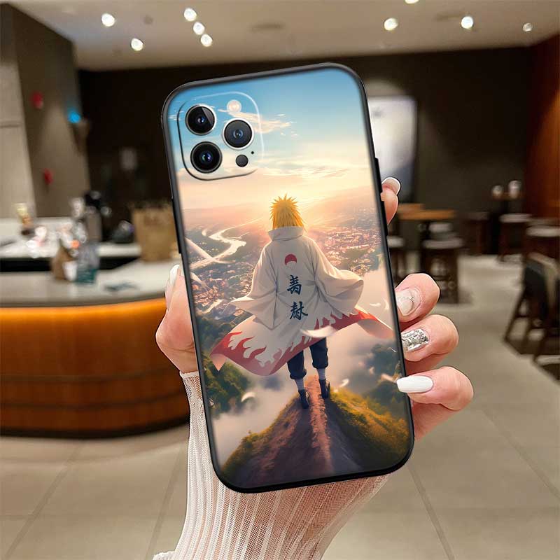 UP39 Naruto Minato Namikaze New High-End Shell Phone Case for iPhone 16 15 14 13 12 Pro Max Plus Mini