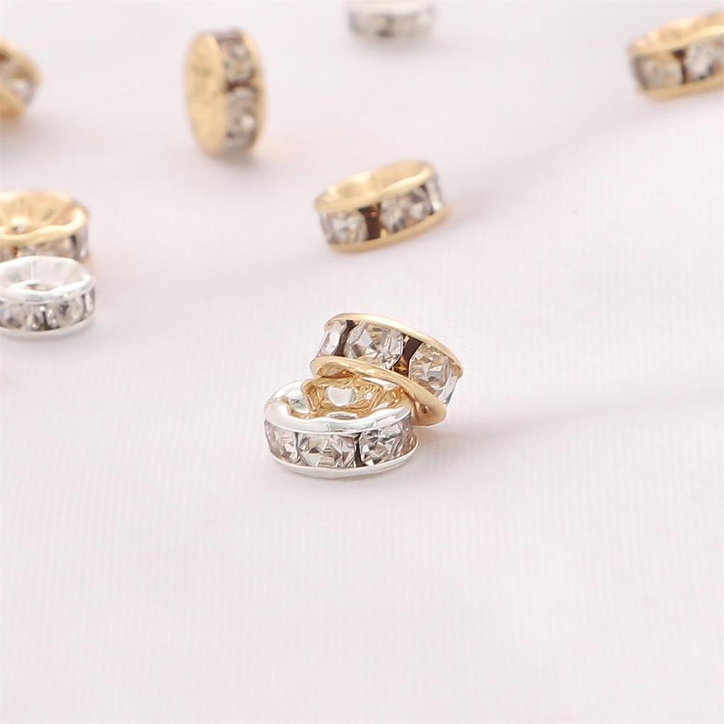 Měděný vrtací kroužek pro DIY ručně vyráběné šperky 10 ks/sáček