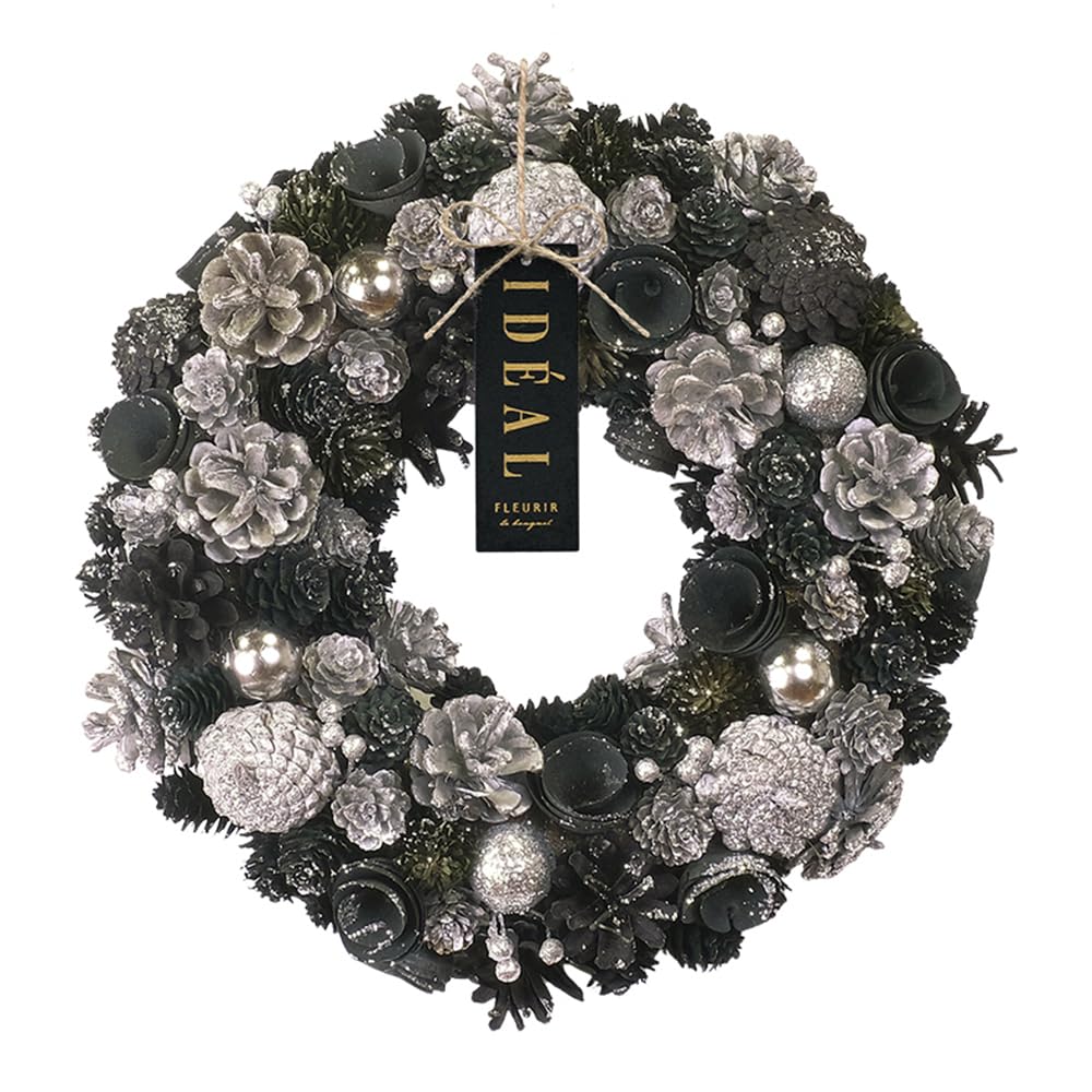 

Kei Christmas Natural Silent Starry Wreath, Night, Large, CM1710-A