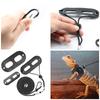 3 Pack Adjustable Bearded Dragon Leash Harness Set Escape-Proof Lizard Leash  Small Animal Pets