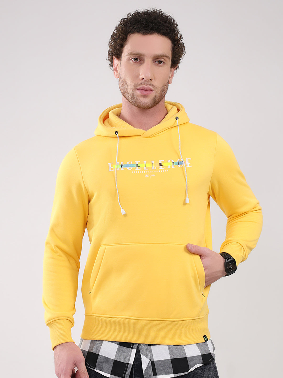Monte Carlo Men Regular Fit Yellow Sweatshirt XL жёлтый