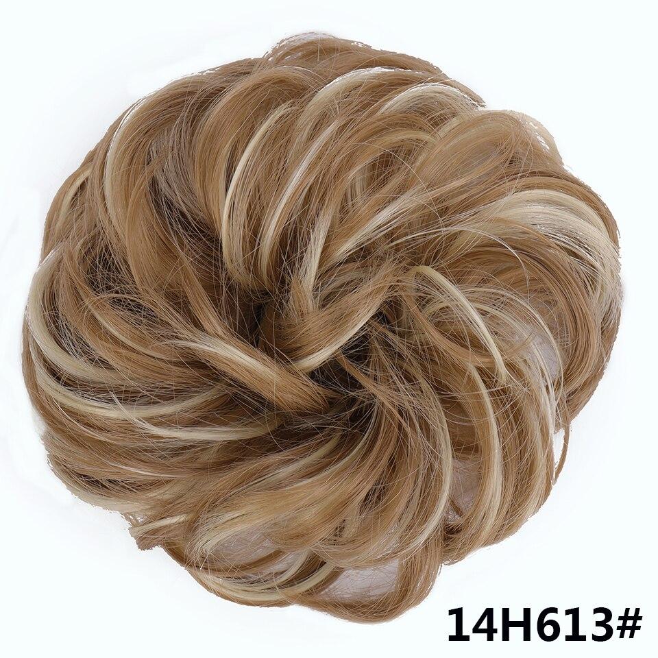 

Резинка для волос LUPU с резинкой, грязный пучок для волос, синтетические натуральные накладные волосы для женщин, высокотемпературное волокно