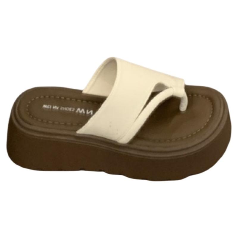 Thick-soled Height-increasing Women's Sandals New Styles of Beach Hermitage Shoes Slippers