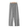 [LeafIn] Women's Pajamas, Spring, Summer, Room Pants, Room Wear, Loungewear, Loose Room Wear, Bottoms, Sweat Absorbent, Breathable, Long Pants, Plaid