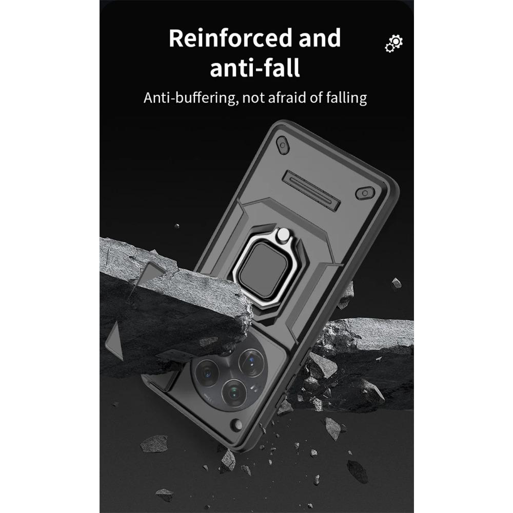 Magnetic Holder Armor for OnePlus 12 12R 11 11R Nord CE 3 Lite N30 5G Case Lens Protection Ring Cover Business Full Protection Cover