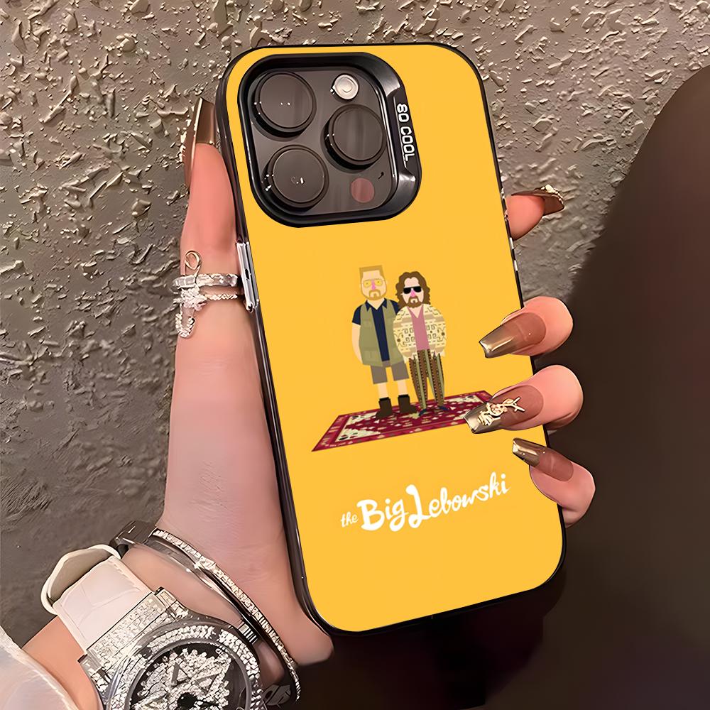 

Movie Film The Big Lebowski Phone Case For IPhone17 Air 16 15 14 Plus 13 12 11 Pro XS Max Silver Black Bumper Case iPhone17 Pro