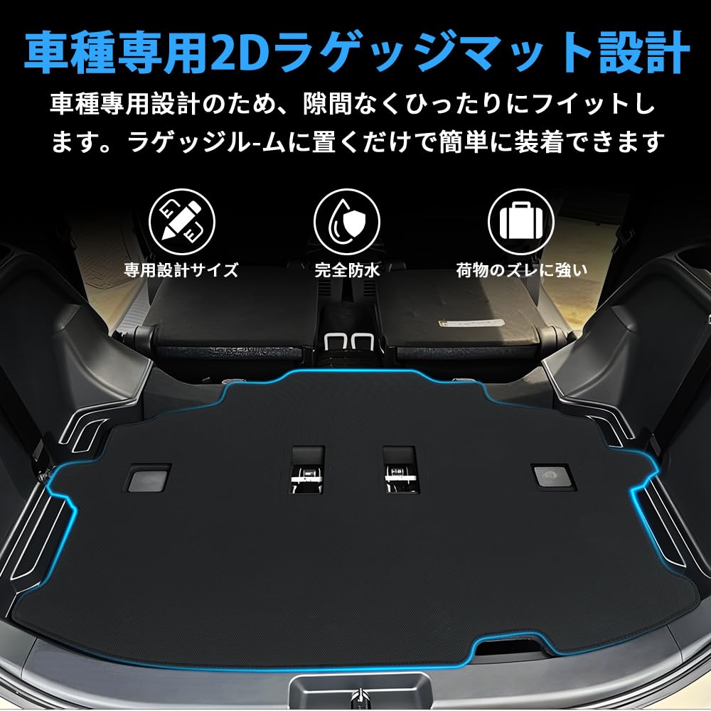 Exclusively for the BLUESEATEC Luggage Mat for the New Toyota Sienta MXP Series 3rd 2D Trunk and Easy To Replacement [Designed Manufacturer] (10