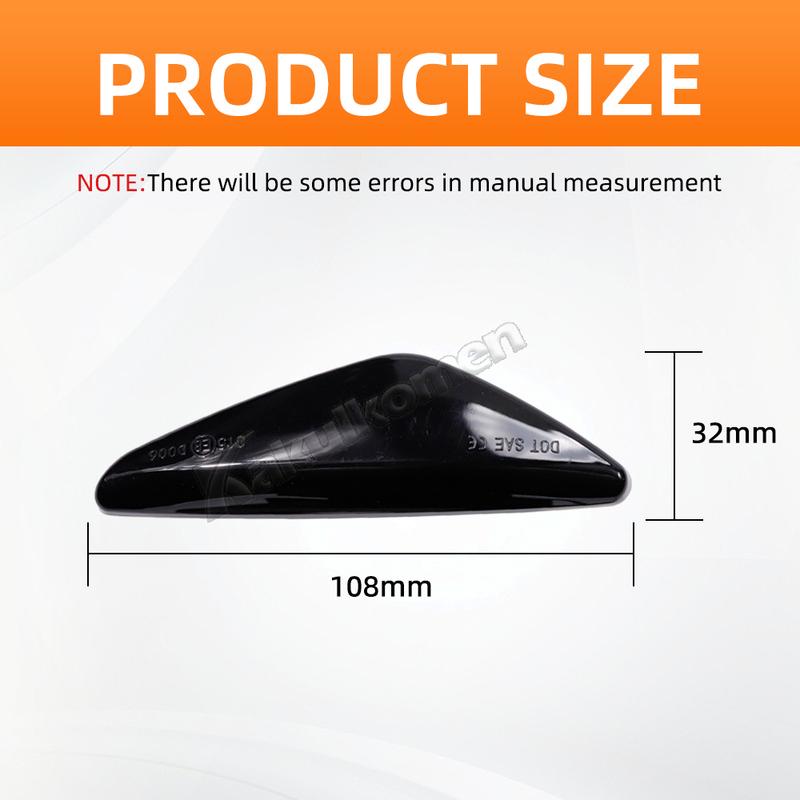 2Pcs Sequential Dynamic Flowing LED Side Marker Light Turn Signal Light Blinker For BMW E70 X5 F25 X3 E71 X6 2007-2014