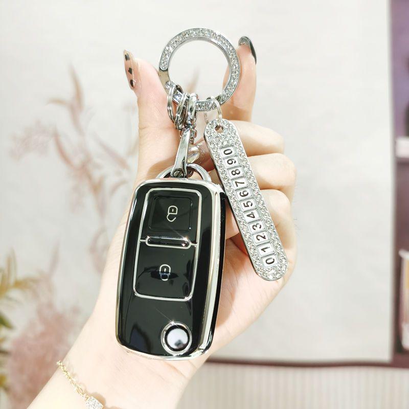 New Energy Electric Sedan Key Cover for D50/D70/D80 - Unisex Remote Control Case