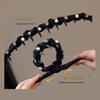 Korean Pearl Rhinestone Non-Slip Headband with Teeth - 2026 High Skull Design