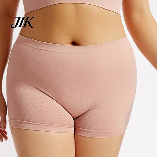 Mini Skirt Inner Shorts Women Safety Pants High Elasticity Solid Color Ice Silk Seamless Anti-exposure Waist Quick Dry Yoga Underpants