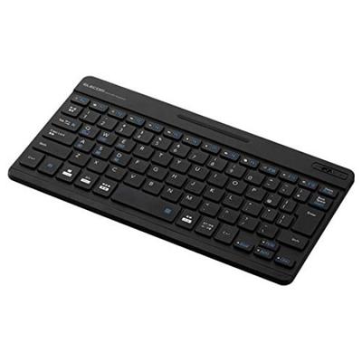 Elecom Klávesnica Bluetooth Pantograf Ultra Tenká Nabíjateľná Dodáva sa s Vyhradeným Puzdrom Stojan Kompatibilný Blue iPad Pro 2020 (~12.9 Kompatibilný)
