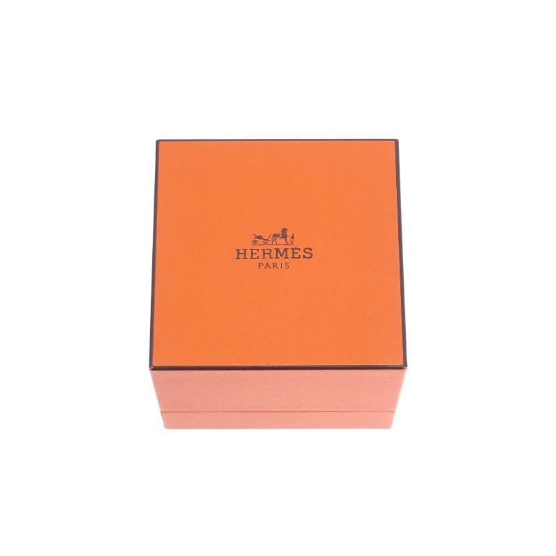 HERMES  #9(JP Size)  ring K18WG K18 white gold Women