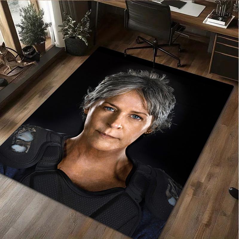 1Pc The Walking Dead  Print Rug - Home Decoration Carpet For Living Room Bedroom Flooring Computer Chair Area Rug