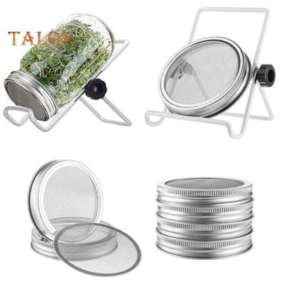 Jar Stand Slanted Support Anti-rust Helpful Mason Jar Lid Holder Jar Holder Shelf Gardening Use