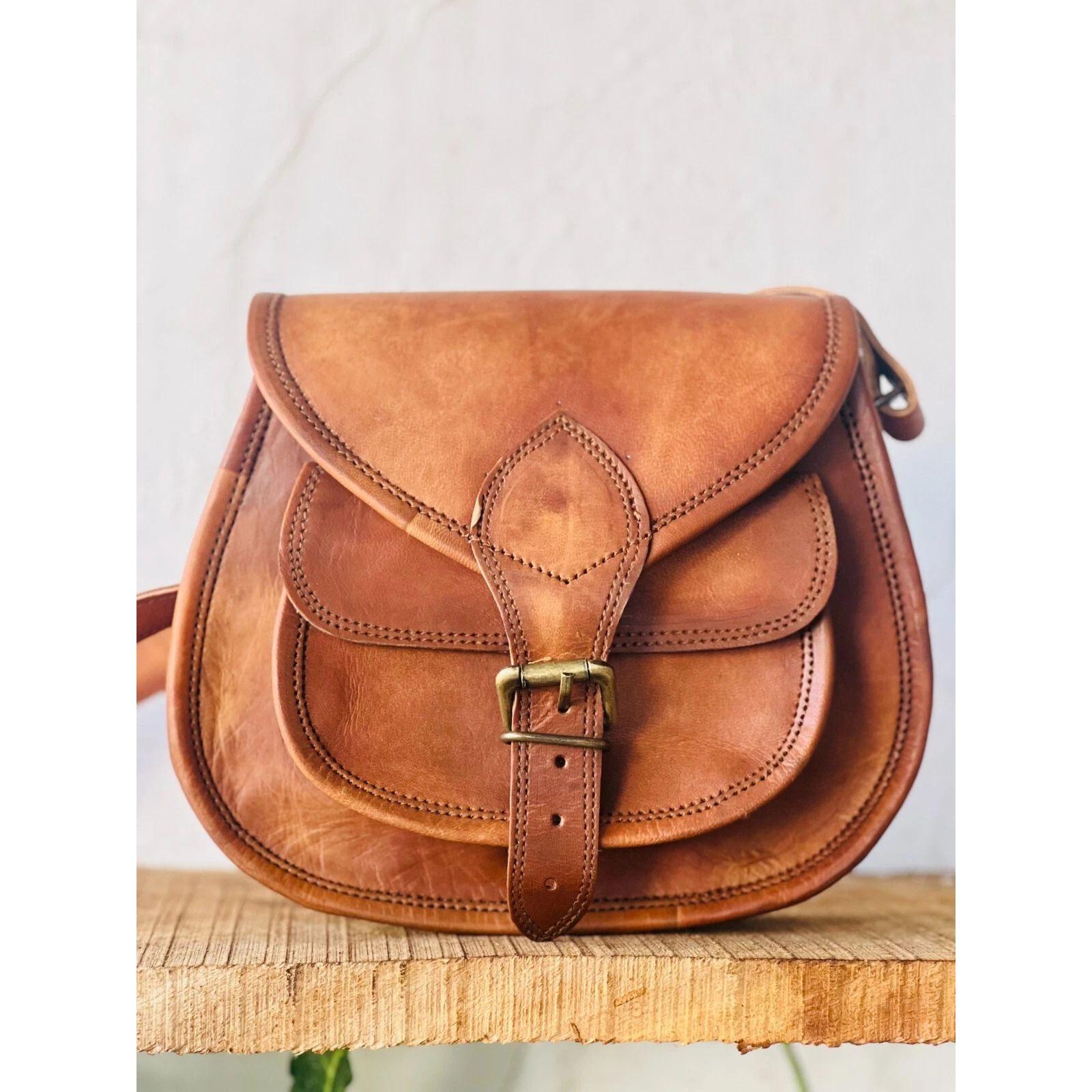 

Women s purified Leather Crossbody New Messenger Handbags Brown Bag 13 x 10 x 4 in коричневый