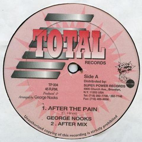 

12inch Record GEORGE NOOKS - After The Pain; After Mix / Version TP004 Total Records 1997 US Reggae, Ska & Dub