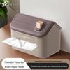 Yidashang Multi-functional Desktop Organizer with Tissue Box and Remote Storage
