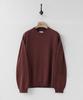 Leopeusaideu Whole Garment Crew Knit Burgundy