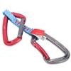 CAMNAL Outdoor Climbing Quickdraw Set Straight Gate and Bent Gate Carabiner 27CM