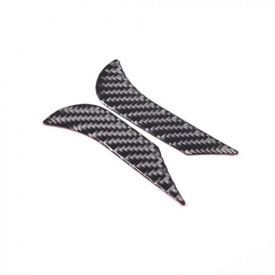 2x Real Carbon Fiber Cluster Panel Sticker Trim For Toyota Tundra -