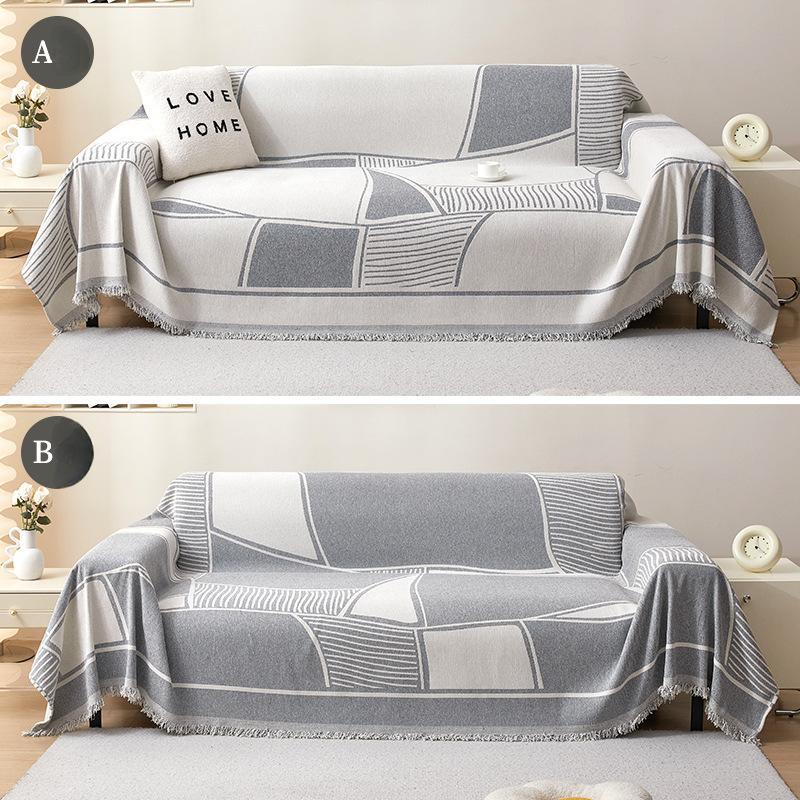 Chenille Jadeblatt Sofabezugstoff Modern Verdickte Chenille Vier Jahreszeiten Neu AB Doppelseitiges Sofa Handtuch