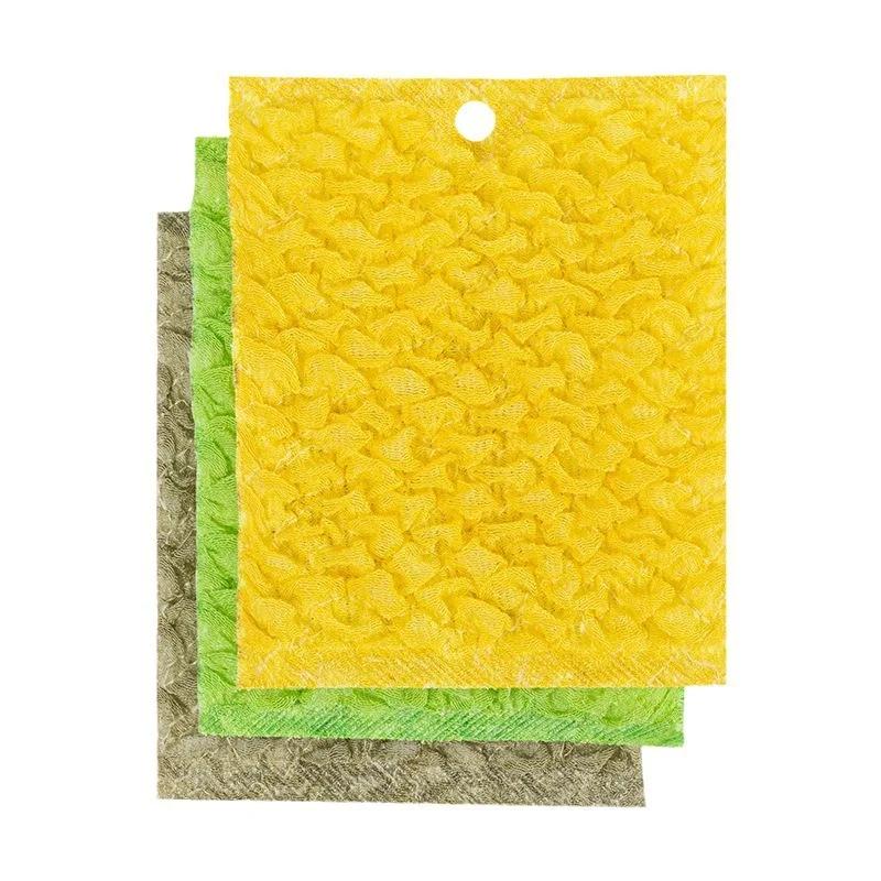 

3/6 pieces of multi-purpose household non stick oil brush bowl scrubbing cotton easy to clean kitchen utensils cleaning cloth