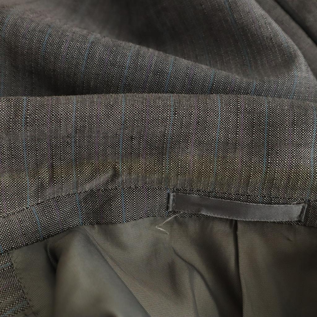 Burberrys 90s Old Striped Pattern tailored jacket BE4 gray Men's Used