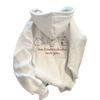2026 New Hooded Sweater American Design Sense Men's Season Fleece Thickened Women's Long-sleeved Top