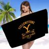 Y-Yellowstone D-Dutton Ranch Big Microfiber Beach Towels Quick Dry Towel Sand Beach Towels Pool Towel for Travel Swim Pool Yoga