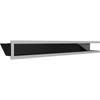 Vent Cover LUFT roh levý 80x40x9 leštěný