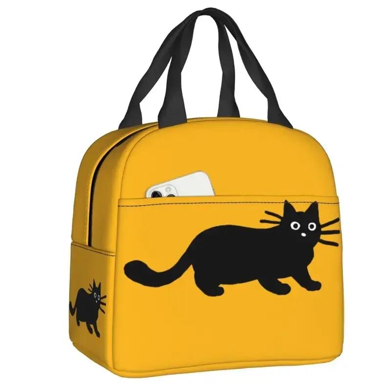 Cat Lunch Bag Women Reusable Cooler Thermal Insulated Lunch Box for School Multifunction Food Bento Box