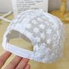 Fashion Baseball Cap Women's Summer Thin Mesh Breathable Lace Cap Sun Hat