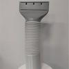 Air Conditioning Exhaust Pipe Flat Vent Hose Connector for Mobile Air Conditioning Units Heat Resistant ABS Texture