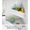 Yamazaki Magnetic Bathroom Corner Toy Rack, Approx. 33 X 18.5 X 10 Cm, Mist, 4598